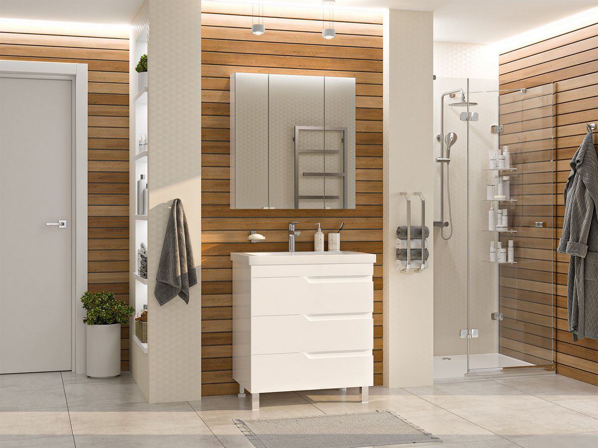 Misty Тумба под умывальник Софт 75 П-Соф-01075-0113Я – фото товара