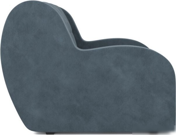 Кресло-кровать Мебель-АРС Барон НПБ (велюр, серый/синий HB-178/26)