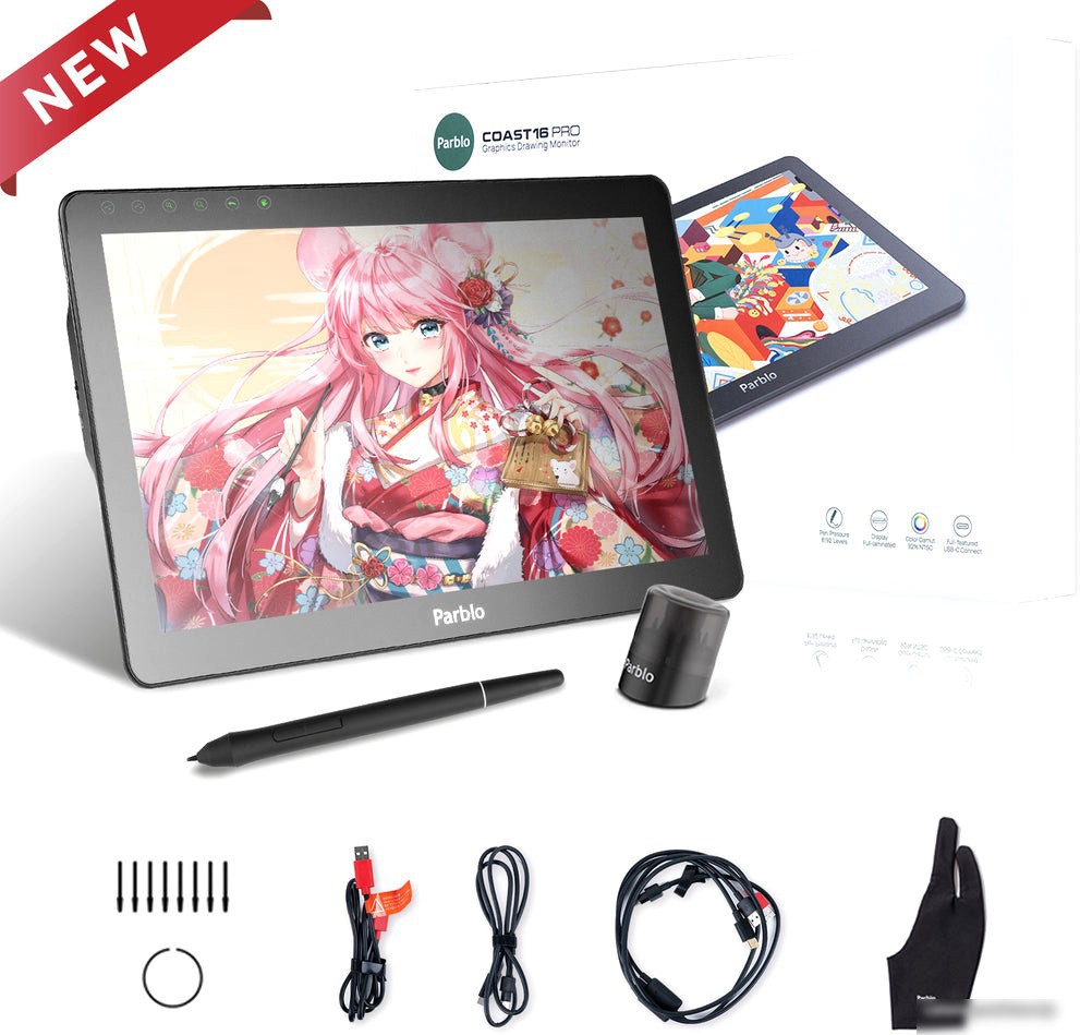 Графический монитор Parblo Coast 16 Pro – фото товара