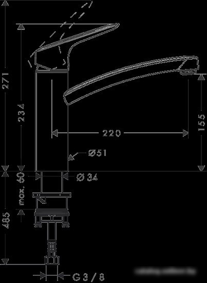 Смеситель Hansgrohe Logis 160 71832000 - фото товара