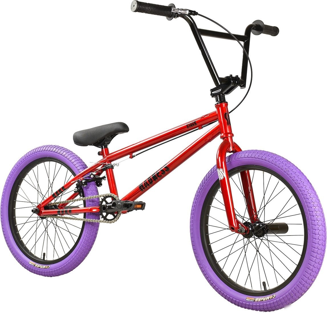 Велосипед Stark Madness BMX 5 Cr-Mo 2025 (красный/черный/фиолетовый) – фото товара