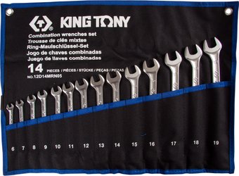 Набор ключей King Tony 12D14MRN05 (14 предметов) – изображение в каталоге