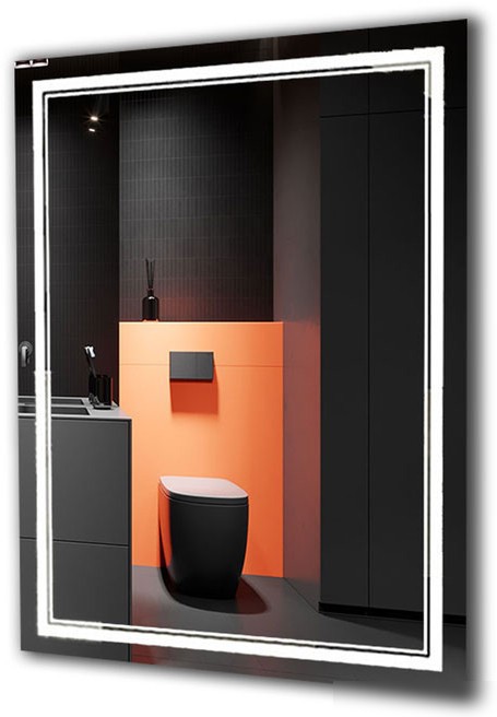 Пекам Зеркало Astra 2 120x80 astra2-120x80s (с подсветкой и сенсором на прикосновение) – фото товара