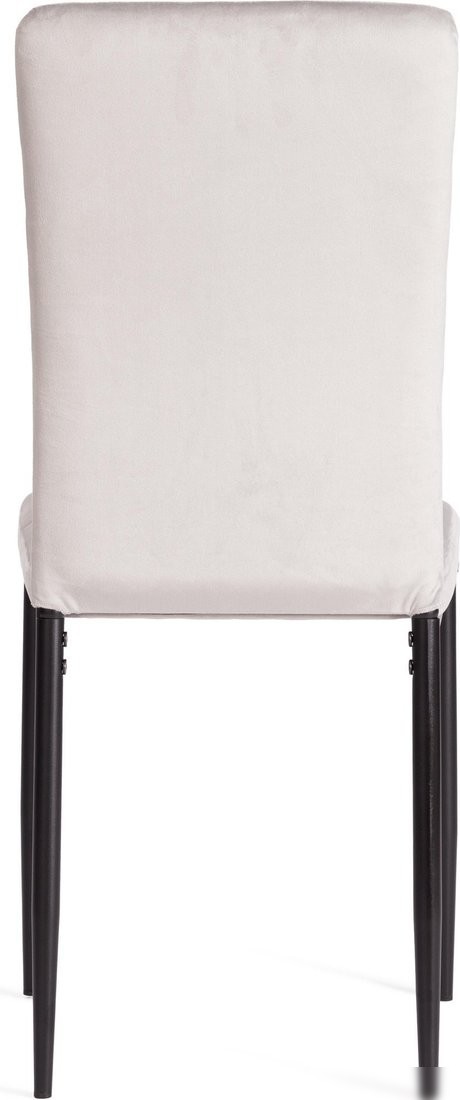 Стул TetChair Verter металл/флок 47.8x41.5x97 (светло-серый HLR14/черный) – фото товара