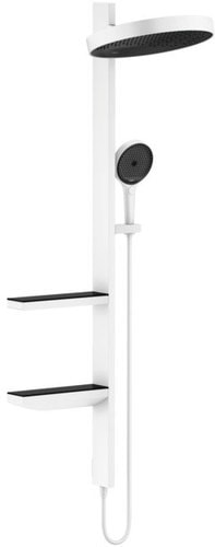 Душевая система Hansgrohe Rainfinity Showerpipe 360 1jet 26842700 (белый матовый) - изображение в каталоге