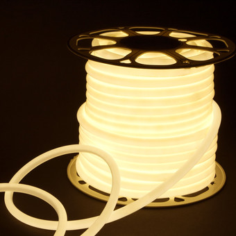 Гибкий неон Elektrostandard 220V 9.6W 144Led 2835 IP67 круглый дневной белый a052996 – изображение в каталоге