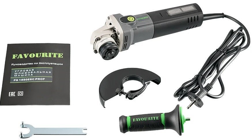 Угловая шлифмашина Favourite FG 1550ESC PROF – фото товара