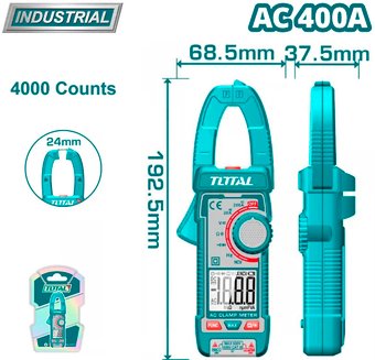 Токовые клещи Total TMT762001 – изображение в каталоге