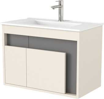 Дабер Тумба под умывальник 016 70 Т16.7.0.19 (бежевый/серый) – изображение в каталоге