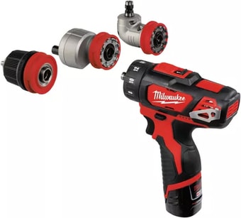 Дрель-шуруповерт Milwaukee M12 BDDXKIT-202C 4933447836 (с 2-мя АКБ, кейс)