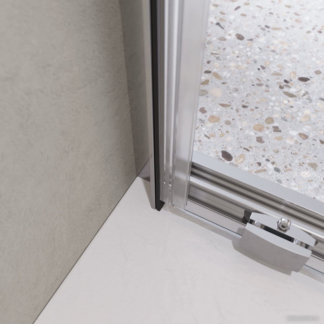 Душевая дверь BelBagno LUCE-BF-1-140-C-Cr - фото товара