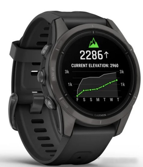 Умные часы Garmin Epix Pro Gen 2 Sapphire 42 мм (карбоново-серый титан/черный) – фото товара