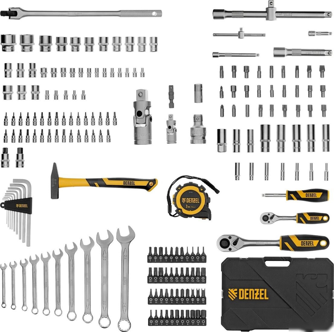 Универсальный набор инструментов Denzel 15806 (194 предмета) – фото товара