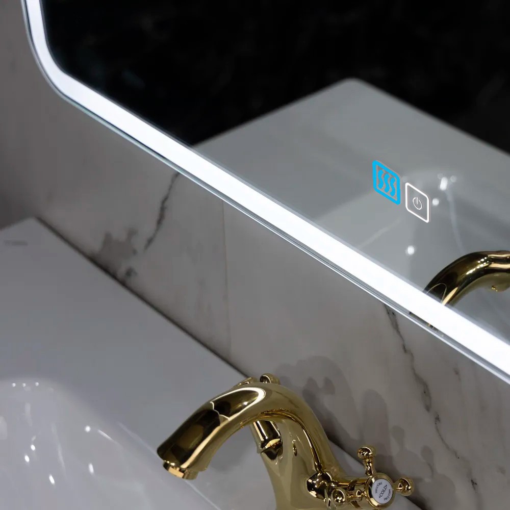 Пекам Зеркало Marta 1 80x100 marta1-80x100sp (с подсветкой, сенсором на прикосновение и подогревом) – фото товара