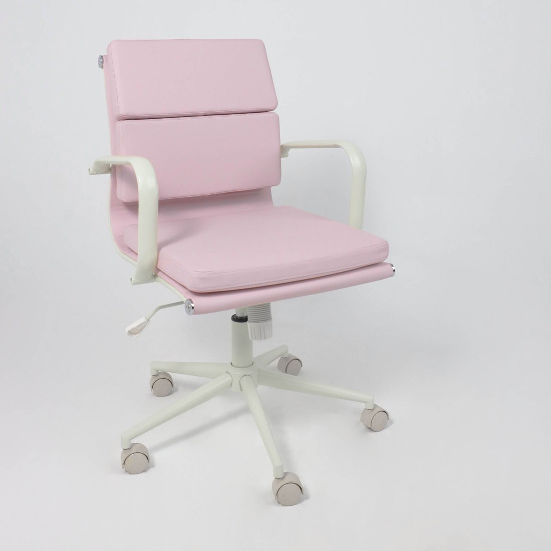 Офисное кресло AksHome Indigo LB (розовый/слоновая кость) – фото товара