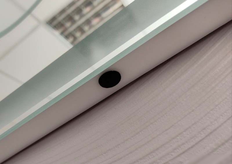 Пекам Зеркало Marta 1 70x80 marta1-70x80dcl (с подсветкой, сенсором на взмах руки и часами) – фото товара