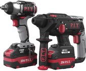P.I.T. P0003-02 (перфоратор, гайковерт, 2 АКБ, кейс) – изображение в каталоге