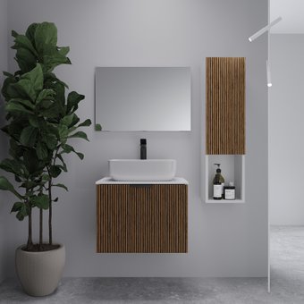 ЗОВ Тумба под умывальник Дублин 60 DU60LWMRM (белый тростник) – изображение в каталоге