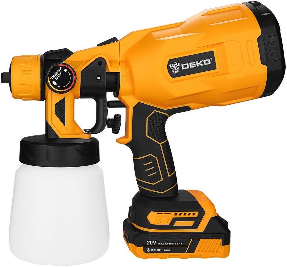 Краскораспылитель Deko DSG20K2 084-0012 (с 1-им АКБ) – фото товара