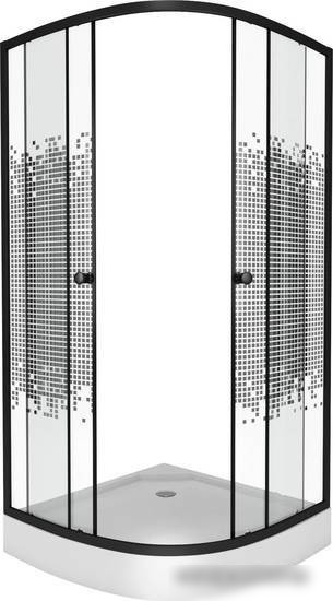 Душевой уголок Niagara NG-003-14BLACK 80x80x195 - фото товара