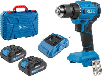 Дрель-шуруповерт Bull SR 1803 1329602 (с 2-мя АКБ, кейс) – изображение в каталоге