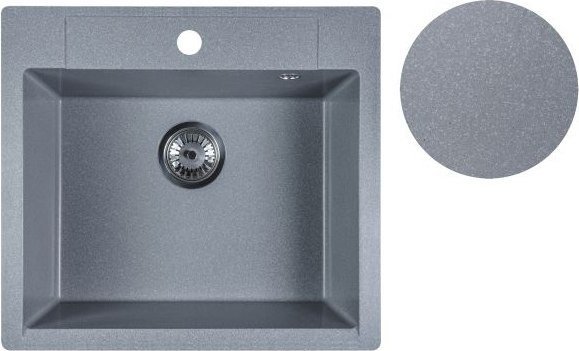 Кухонная мойка AV Engineering Unit AVE550500SLA (серебристый) - фото товара