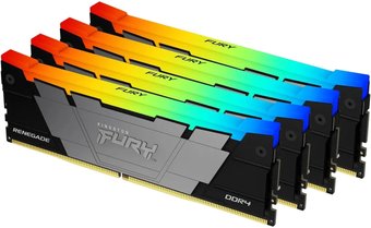 Оперативная память Kingston FURY Renegade RGB 4x8ГБ DDR4 3200 МГц KF432C16RB2AK4/32 – изображение в каталоге