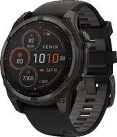 Умные часы Garmin Fenix 8 Solar, Sapphire 47мм (титановый угольно-серый DLC с черным ремешком) – изображение в каталоге