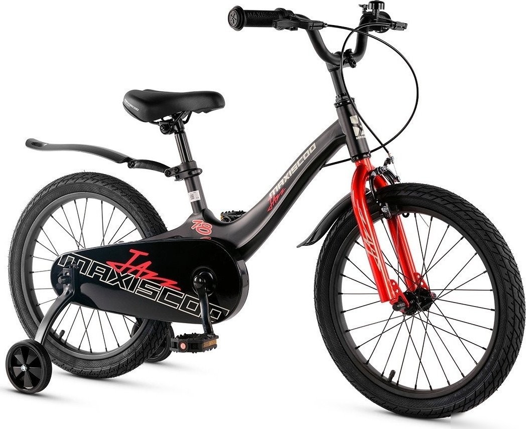 Детский велосипед Maxiscoo Jazz Стандарт 18 2025 MSC-J1845 (обсидиан, разобранный) – фото товара