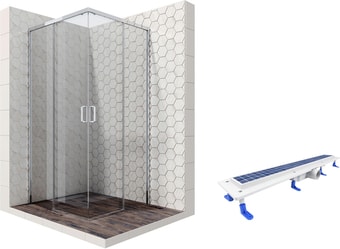 Душевой уголок Ambassador Set 11011105-ST4 - изображение в каталоге