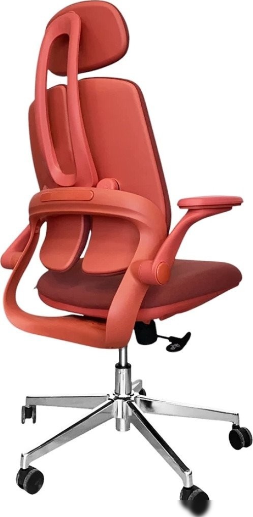 Офисное кресло SitUp Kwin Red Chrome (ткань Red/Red) – фото товара