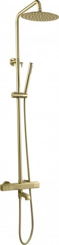 Душевая система Filarete FL2050 с термостатом (матовое золото) - изображение в каталоге