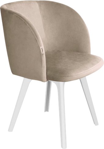 Стул с подлокотниками Sheffilton SHT-ST33/S195 (латте/белый) – изображение в каталоге