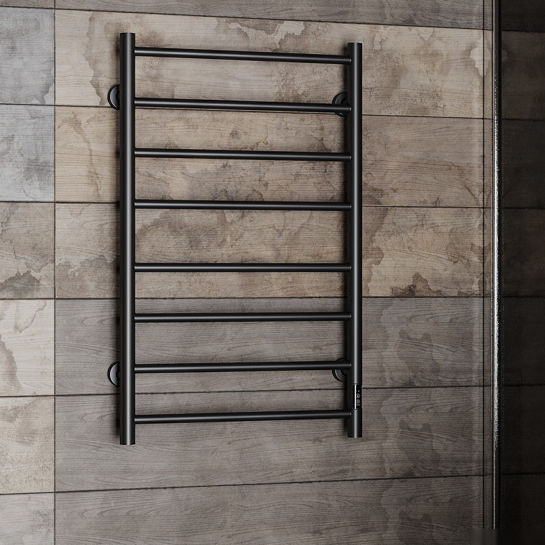 Полотенцесушитель Roxen Caspia BK-109W-8T 11070-5385B (черный) - фото товара