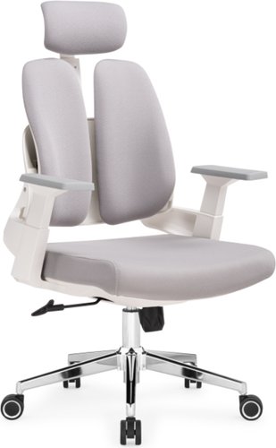 Офисное кресло Woodville Hiba (серый/хром) – изображение в каталоге