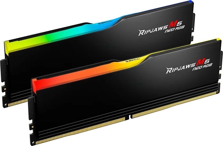 Оперативная память G.Skill Ripjaws M5 Neo RGB 2x32ГБ DDR5 6000 МГц F5-6000J3040G32GX2-RM5NRK – фото товара
