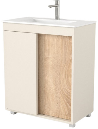 Дабер Тумба под умывальник 013 70 Т13.7.0.18 (бежевый/дуб бардолино) – изображение в каталоге