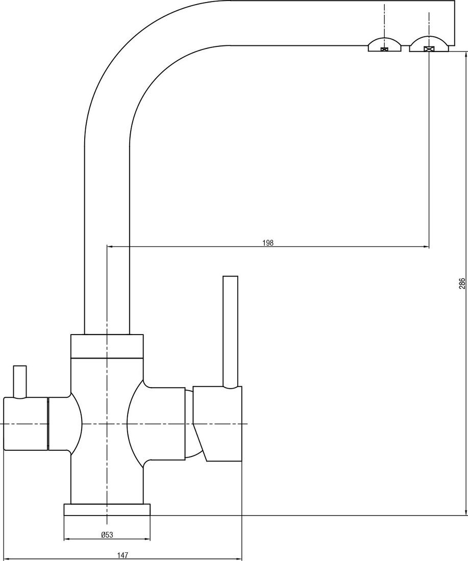 Смеситель Lauter Ellipse 21AM331-401 - фото товара