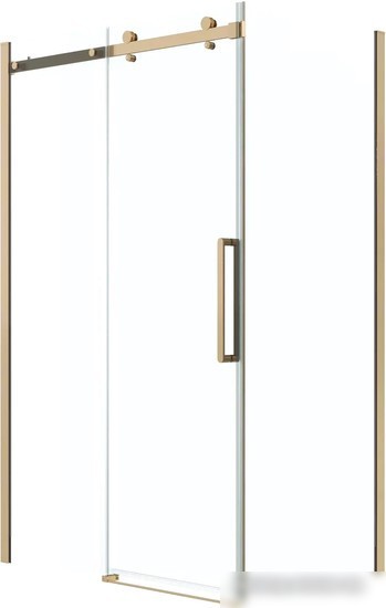 Душевой уголок Grossman Classic 100x80x195 120.K33.04.1180.32.00 (золото сатин/прозрачное стекло) - изображение в каталоге