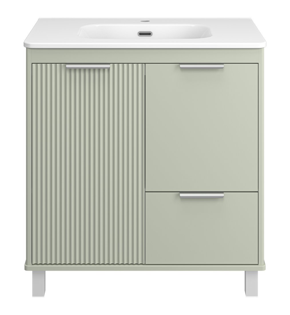 Brevita Тумба под умывальник Risacca Pistachio 80 RIS-06080-0842Я (фисташковый) – фото товара