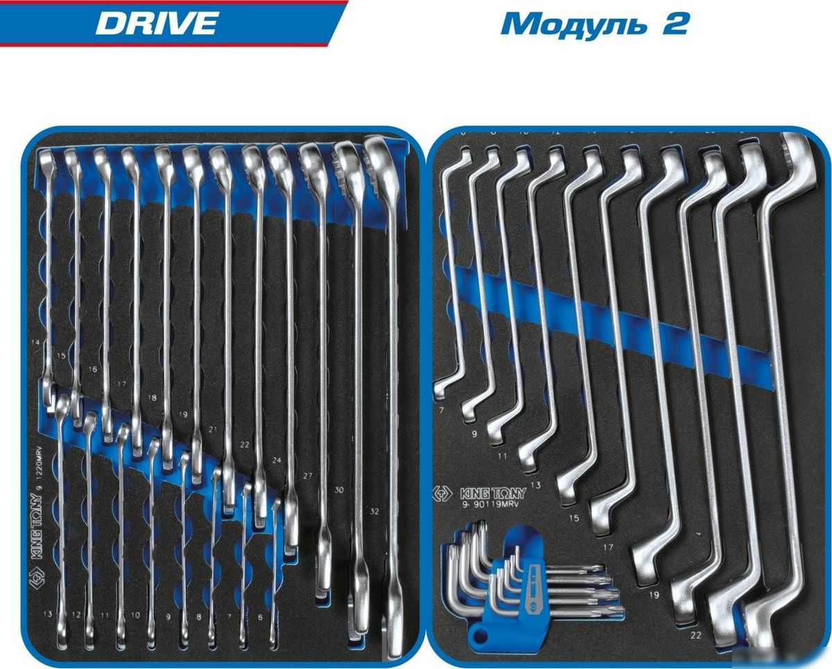 Универсальный набор инструментов King Tony Drive 9SQ31-251MRV (251 предмет) – фото товара