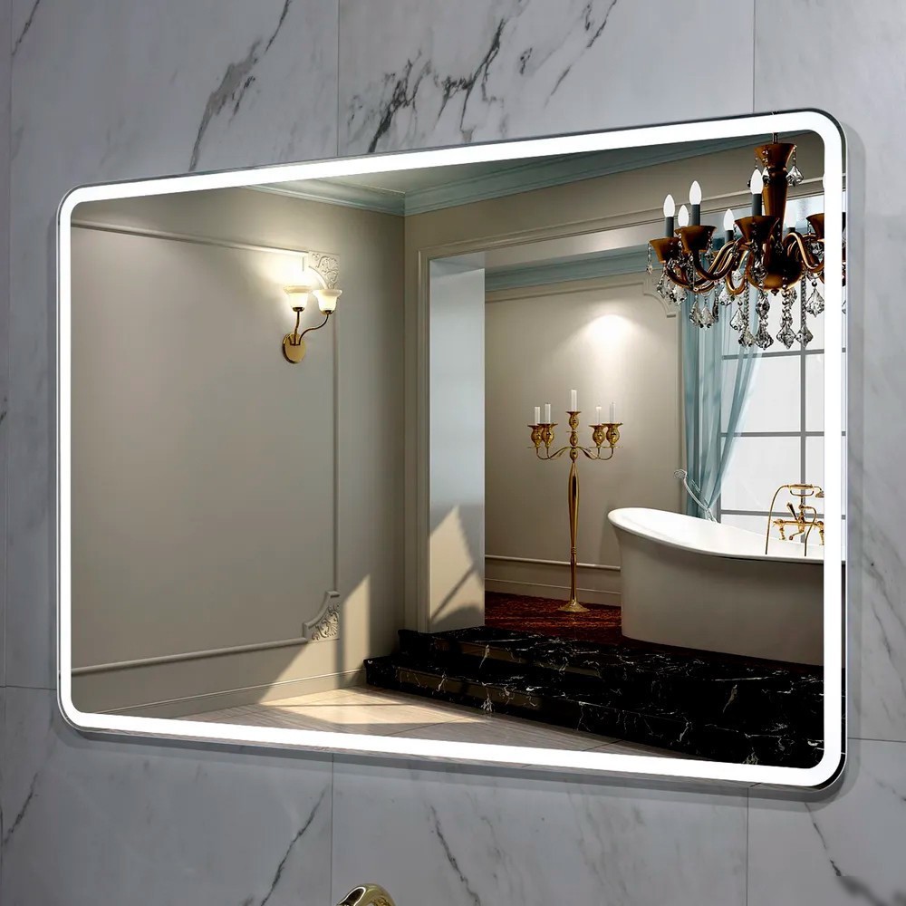 Пекам Зеркало Marta 1 120x80 marta1-120x80d (с подсветкой и сенсором на взмах руки) – фото товара