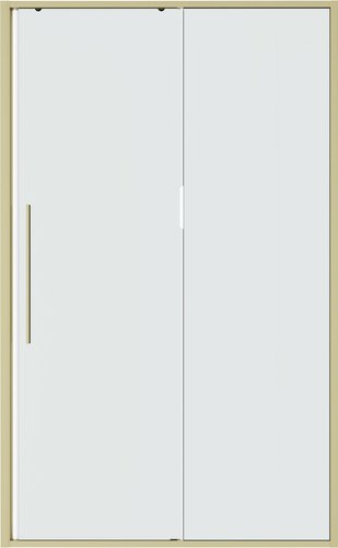 Душевая дверь Niagara Nova NG-44-9ASG 90х195 (золото сатин/прозрачное стекло) - изображение в каталоге