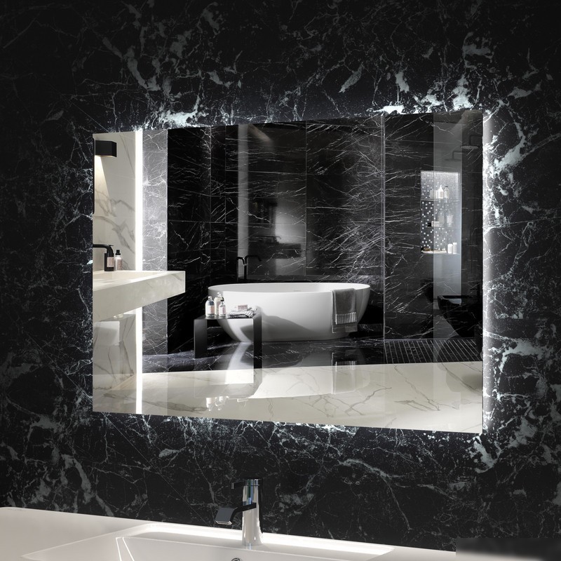 Пекам Зеркало Greta Fly 80x50 GretaFly-80x50s (с подсветкой и сенсором на прикосновение) – фото товара