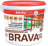 Краска MAV Brava ВД-АК-1035Д 5 л (белый полуматовый)