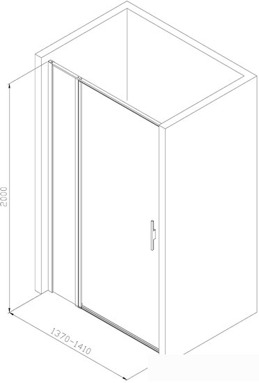 Душевая дверь Allen Brau Priority 3.31011.BA - фото товара