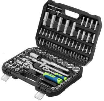 Универсальный набор инструментов СибрТех 13389 (108 предметов) – изображение в каталоге