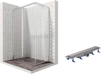 Душевой уголок Ambassador Set 14011101-ST8 - изображение в каталоге