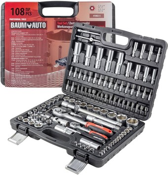 Универсальный набор инструментов BaumAuto BM-41082-5 (108 предметов) – изображение в каталоге