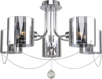 Люстра средней высоты Escada Intense 683/5P E14*40W Chrome – изображение в каталоге